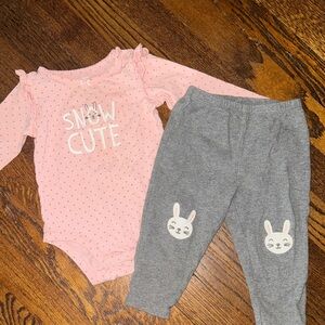 Carter’s 2 Piece Winter Play Outfit - 12 M
